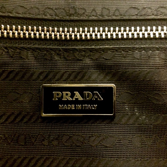 Prada Unisex Briefcase Borsa Viaggio Nero - Picture 5 of 8